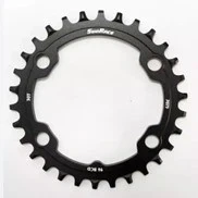 Afbeelding van Sunrace Blad 32t 4 arm 96 zwart narrow wide alu a symmetric