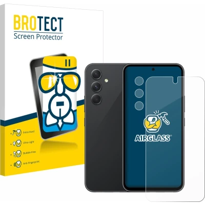 Afbeelding van BROTECT Screenprotector voor Samsung Galaxy A54 5G (Voor+Camera) Folie Beschermfolie Beschermglas transparant