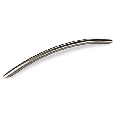Afbeelding van Meubelgreep BG01e Boorgatafstand 192 mm geborsteld Gebogen handgreep van SOTECH