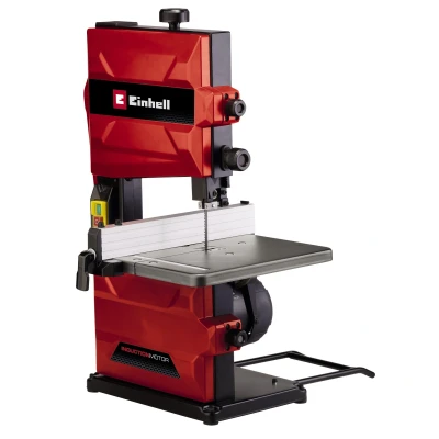 Afbeelding van Einhell Bandzaag TC SB 200/1 (gereedschapsloze vervanging van het zaagblad, parallelaanslag, hoogteverstelling, kogelgelagerde geleiding, tafel traploos kantelbaar)