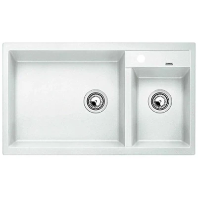 Afbeelding van Blanco spoelbak Metra 9 manueel opbouw wit 513269