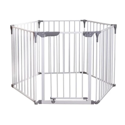 Afbeelding van Dreambaby F849 Royal Converta 3 in 1 box/schoorsteenbeschermingsrooster/deurbeschermingsrooster (geschikt tot 3,8 m) wit