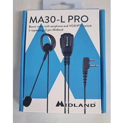 Afbeelding van Midland Headset/hoofdtelefoon MA 30 L Kopfhörer und Mikr.Duo Klinke C1526