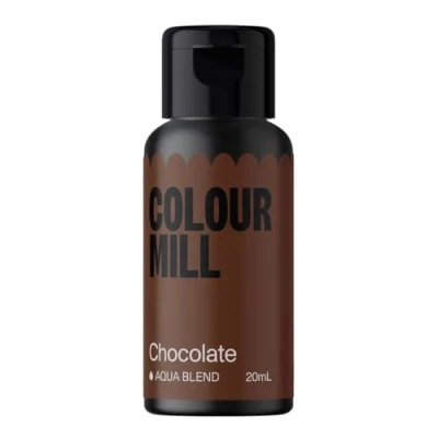 Afbeelding van Colour Mill Aqua Blend Voedingskleurstof op Waterbasis Chocolate 20 ml