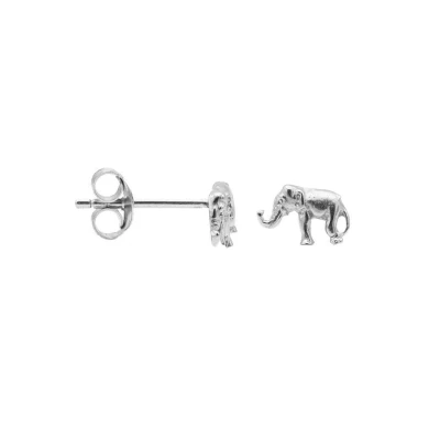 Afbeelding van Karma Oorbellen Elephant Zilver