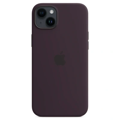 Afbeelding van Apple Silicome Case + MS iPhone 14 Plus Elderberry