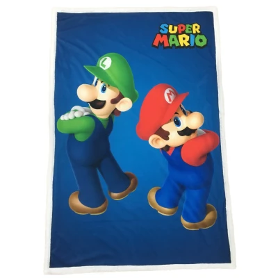 Afbeelding van Super Mario Fleecedeken Sherpa 3760167651602