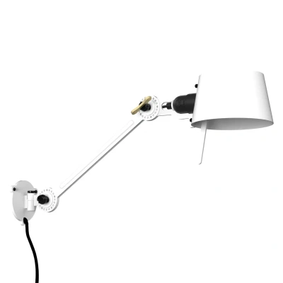 Afbeelding van Tonone Bolt Bed Sidefit Mirror wandlamp met stekker Pure White