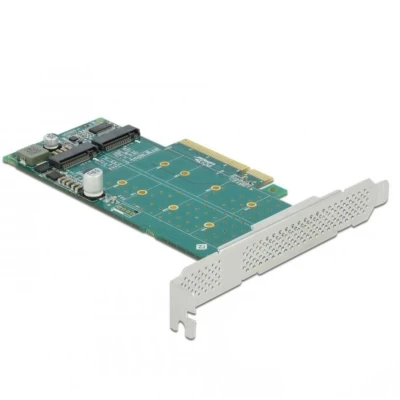 Afbeelding van Delock PCI Express x8 Karte zu 2 x intern NVMe M.2 Key M Bifurcation