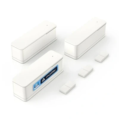 Afbeelding van Bosch Smart Home deur /raamcontact II [+M], slimme sensor voor energiezuinige verwarming en inbraakalarm, flexibel gebruik in het systeem of fabrikantoverkoepelend Matter systemen