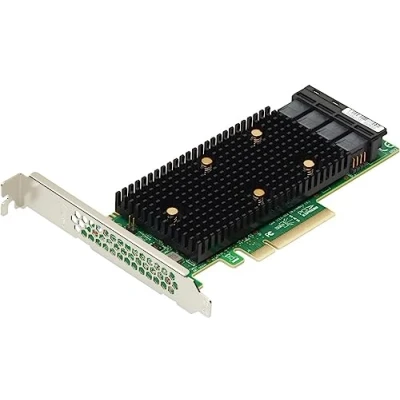 Afbeelding van Broadcom 05 50008 00 HBA 9400 16i geheugencontroller plug in kaart low profile zwart