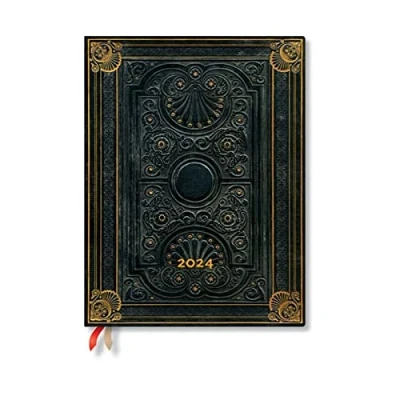 Afbeelding van Paperblanks 12 Month Flexi Planners 2024 Nocturnelle Vertical Ultra (180 x 230 mm)