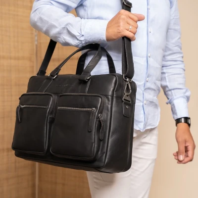 Afbeelding van The Chesterfield Brand Misha Laptoptas black