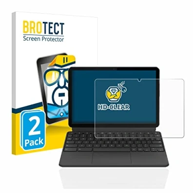 Afbeelding van BROTECT (2 Stuks) Schermbeschermer voor Lenovo IdeaPad Duet Chromebook 10.1&quot; (Landschapsmodus) Screen Protector Transparant