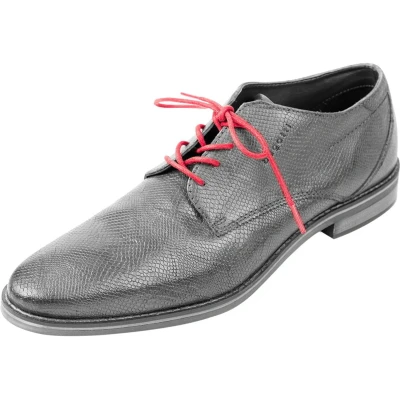 Afbeelding van Wax veters Schoenveters voor nette schoenen Kleur: Rood Lengte: 90cm Breedte: 2,5mm