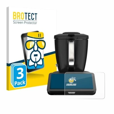 Afbeelding van BROTECT Screenprotector voor Vorwerk Bimby TM7 Folie Beschermfolie Beschermglas transparant (3 Stuks)