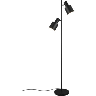 Afbeelding van TRIO AGUDO Staande lamp Zwart mat excl. 2x E27 4W