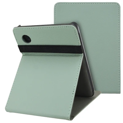 Afbeelding van Kobo Clara BW Hoes: imoshion Stand Flipcase Lichtgroen Kunstleder E Reader Hoezen
