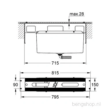 Afbeelding van Grohe inbouwdeel 1 overig 29037000