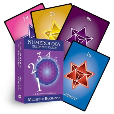 Afbeelding van Numerology Guidance Cards: A 44 Card Deck and Guidebook