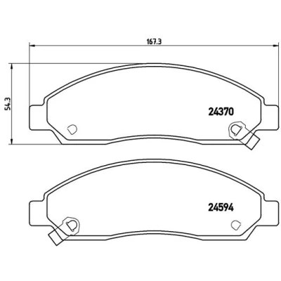 Afbeelding van Brembo Remblokset P 34 005