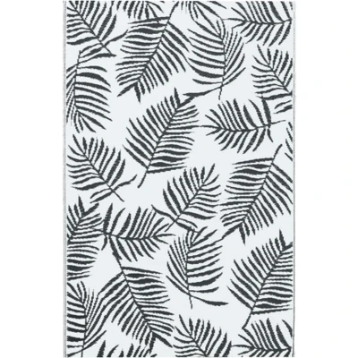 Afbeelding van vidaXL Buitenkleed 120x180 cm PP wit en zwart