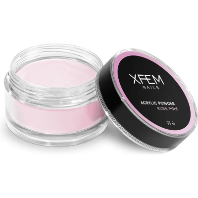 Afbeelding van XFEM Acryl Poeder Professional Nail System 35g. Rose Pink