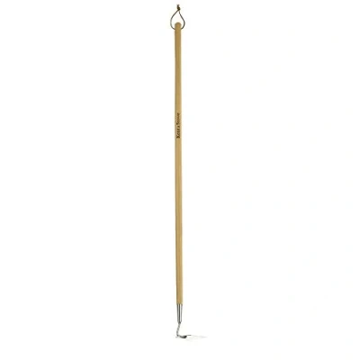 Afbeelding van Kent &amp; Stowe lange steel grijphak tuinhak van roestvrij staal, voor het losmaken aarde, onkruidjager met essenhout, lengte: 157 cm