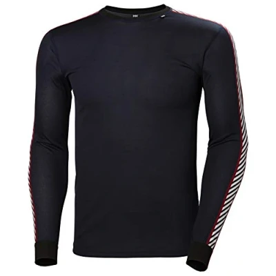 Afbeelding van Ondershirt Helly Hansen Men Lifa Stripe Crew Navy M