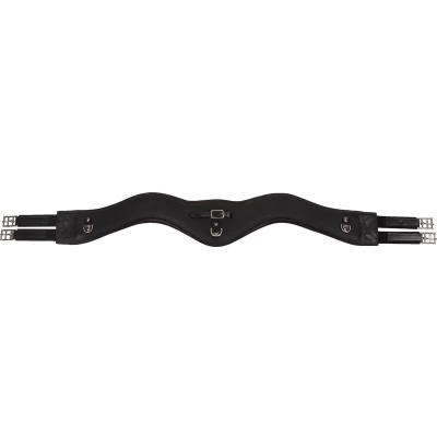 Afbeelding van Horka Veelzijdigheidssingel Leder Zwart/zilver Mt 140 Cm