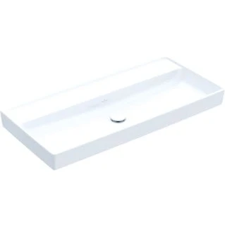 Afbeelding van Villeroy &amp; Boch Collaro meubelwastafel wit (100 x 47 cm) zonder