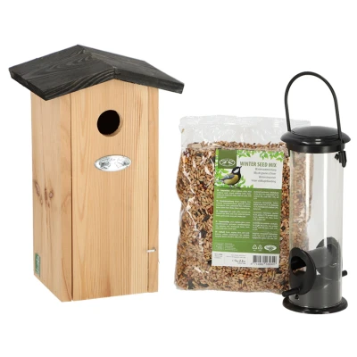 Afbeelding van Best For Birds Compleet Koolmeespakket Nestkast Multi Color per stuk