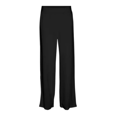 Afbeelding van VERO MODA Vmeasy Joy Hw Wide Pants WVN Ga, zwart, M