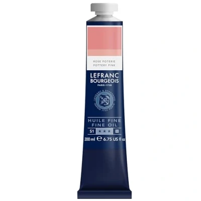 Afbeelding van Lefranc Bourgeois 301840 Fijne olieverf van uitstekende kwaliteit, lichtecht met een gelijkmatige consistentie, tube 200 ml, ideaal voor spieraammen, canvas, schilderbord Mars Oranje Licht