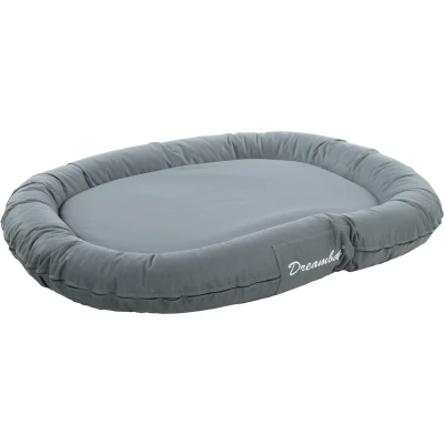 Afbeelding van Flamingo Dreambay® mand ovaal petrol 120 x 90 16 cm wasbaar afneembare overtrek met ritssluiting waterafstotend