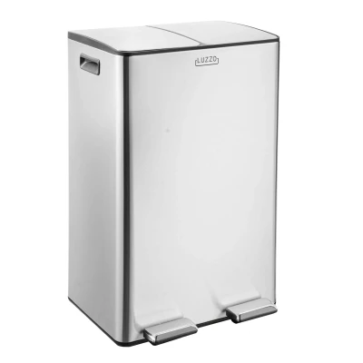Afbeelding van Afvalscheidingsprullenbak Pedaalemmer 2x30 Ltr