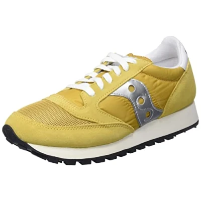 Afbeelding van Saucony Heren Jazz Original Vintage Sneaker, Mosterd Zilver, 40 EU
