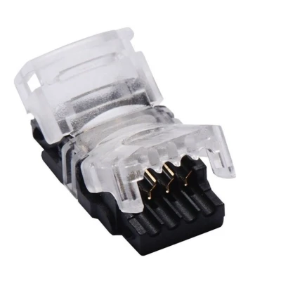 Afbeelding van RGB Ledstrip naar kabel Connector 10mm 4 aderig