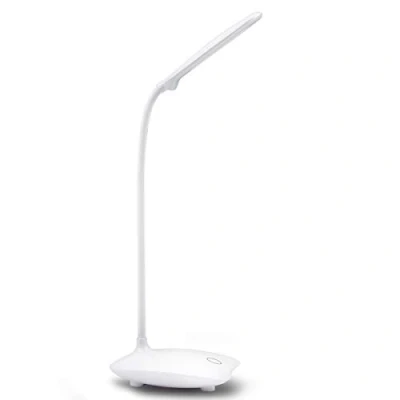 Afbeelding van bureaulamp, oogbescherming, led flexibele bedlamp, leeslamp, wit 2