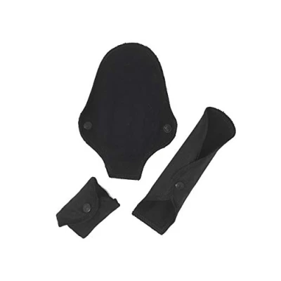 Afbeelding van Imsevimse Maandverband wasbaar zwart string 3 stuks