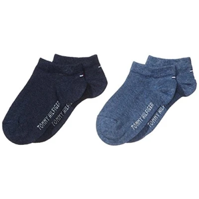 Afbeelding van Tommy Hilfiger kids 2P sneakersokken blauw II 39 42