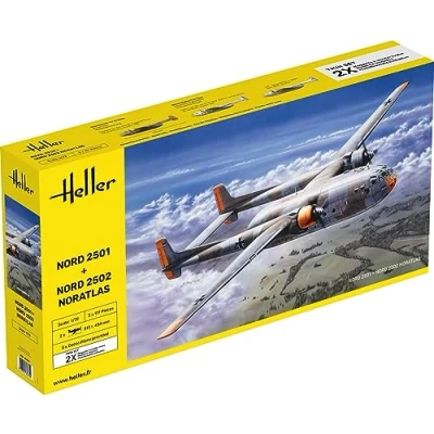 Afbeelding van 1:72 Heller 85374 Nord 2501 &amp; 2502 NORATLAS Twinset Plastic Modelbouwpakket