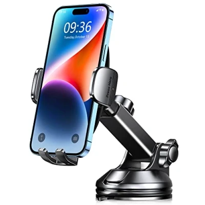 Afbeelding van CIRYCASE mobiele telefoonhouder voor de auto, [extreem sterke zuigkracht] universele telemovelhouder, voorruit en dashboard, telefoons van 10,2 17,8 cm (4 7 inch), bediening met één