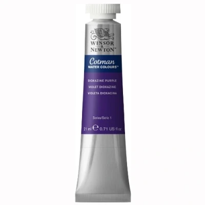 Afbeelding van Winsor &amp; Newton 0308231 Cotman aquarelverf, uitstekende transparantie, kleursterkte, tintsterkte en goede schildereigenschappen 21ml Tube, Dioxazine Violet