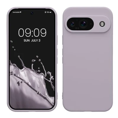 Afbeelding van kwmobile telefoonhoesje geschikt voor Google Pixel 9 Hoesje smartphone Precisie camera uitsnede In lavendel