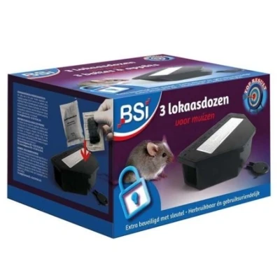 Afbeelding van Bsi Muizen Lokaasdoosjes 3 stuks