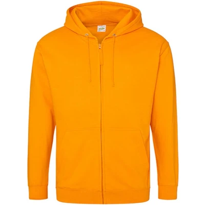 Afbeelding van Vegan Hoodie met ritssluiting en capuchon Orange Crush XL