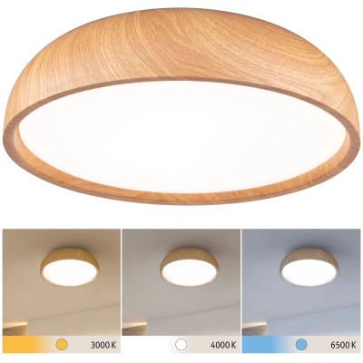 Afbeelding van Paulmann 71083 Oka LED plafondlamp 24 W Hout