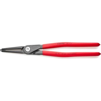 Afbeelding van Knipex Precisie borgveertang voor binnenringen in boringen grijs geatramenteerd, met anti slip kunststof bekleed 320 mm (zelfbedieningskaart/blister) 48 11 J4 SB