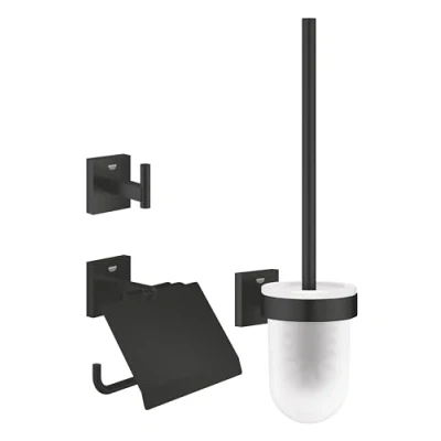 Afbeelding van Grohe start cube accessoire set 3 in 1 matte black 411232430
